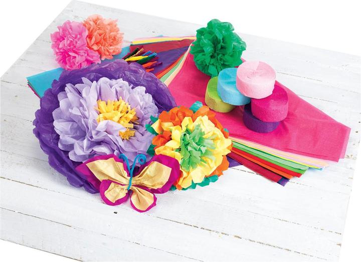 Actual product image Colorations Crepe paper garland set 2, set of 6 (6 x)