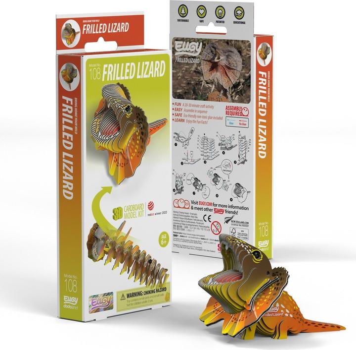 Image du produit Eugy Kit de bricolage 3D lézard à collerette (MQ6)
