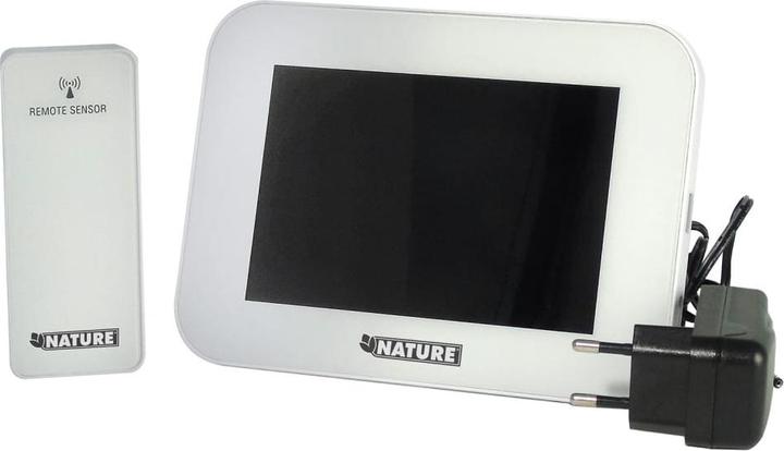 Produktbild Nature Wetterstation Digital H 12,5x17,5x2,5 cm Weiss Barometer Hygrometer