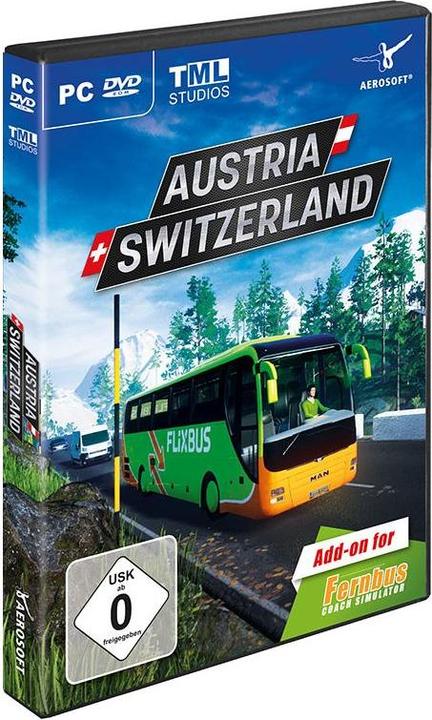 Produktbild Aerosoft Fernbus Simulator - Austria/Switzerland (PC, Multilingual)