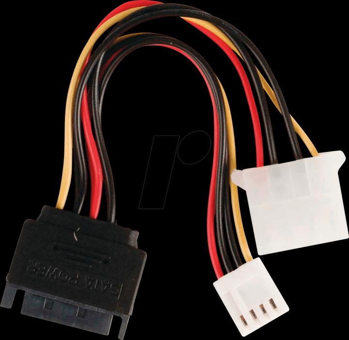 Immagine prodotto Nedis Cavo di alimentazione interna | SATA 15 pin maschio | FDD femmina / Molex femmina | Placcato oro |