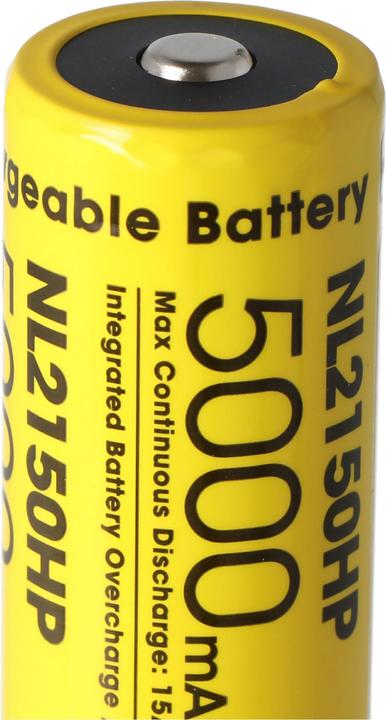 Actual product image Nitecore Li-Ion battery type 21700 - 5000mAh - NL2150HP