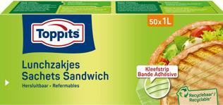 Actual product image Toppits Sandwichbeutel