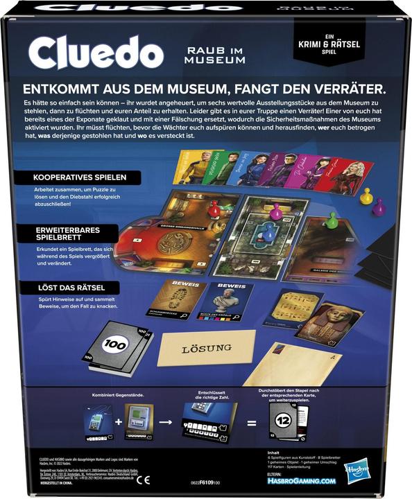 Immagine prodotto Hasbro Gaming Furto Con Scasso Al Museo (Tedesco)