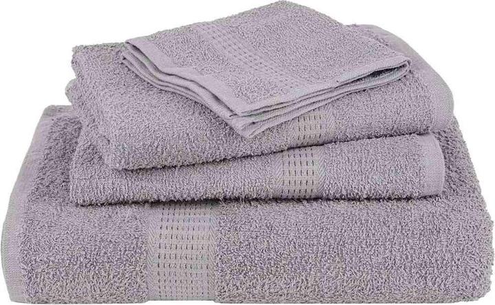 Image du produit VidaXL Serviettes de toilette 4 pcs. Gris 30x30 cm 360 g/m² 100% coton Essuie-mains (30 x 30 cm)