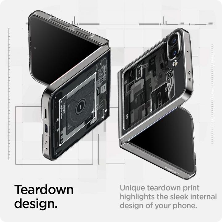 Actual product image Spigen Air Skin - zero one - Samsung Galaxy Z Flip6 (Samsung Galaxy Z Flip6)