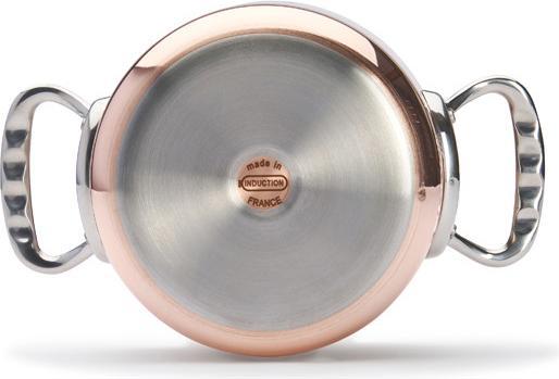 Produktbild de Buyer Prima Matera Gemüsetopf mit Deckel Induktion (16 cm, Kochtopf, Edelstahl, Kupfer)