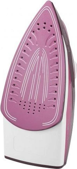 Actual product image Clatronic DB 3705 Steam Iron 2600W Ceramic Sole White-Red (2600 W)
