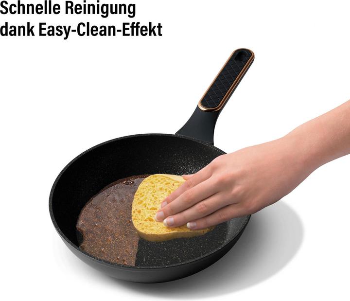 Actual product image Stoneline Cookware Set, Forged, With Pan Protections, 11pcs, Rose Gold (24 cm, Pot, Aluminium)