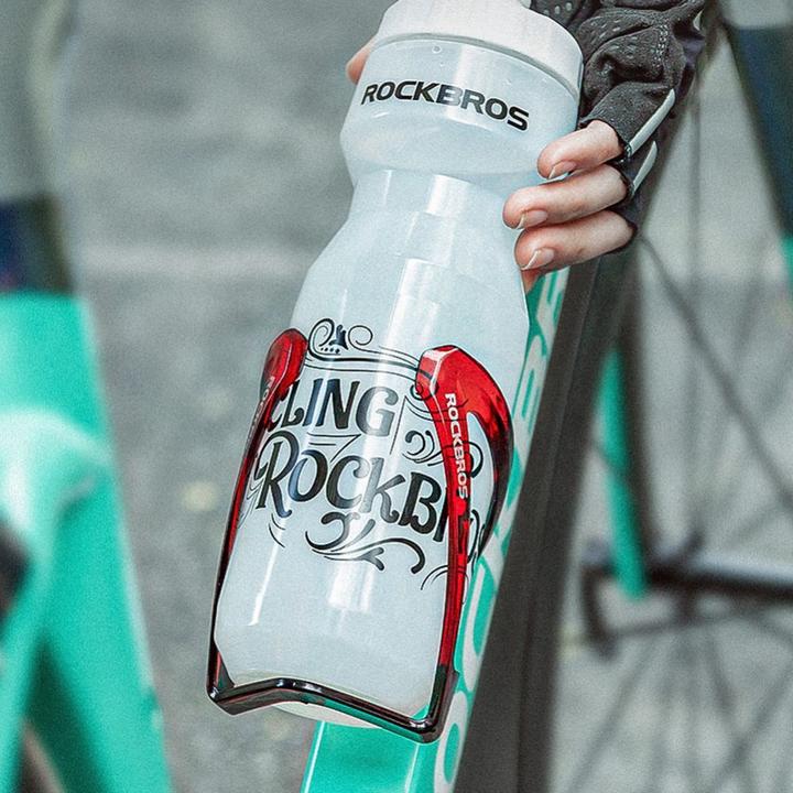Produktbild Rockbros FK338 Fahrradhalter für Wasserflasche – Schwarz und Rot