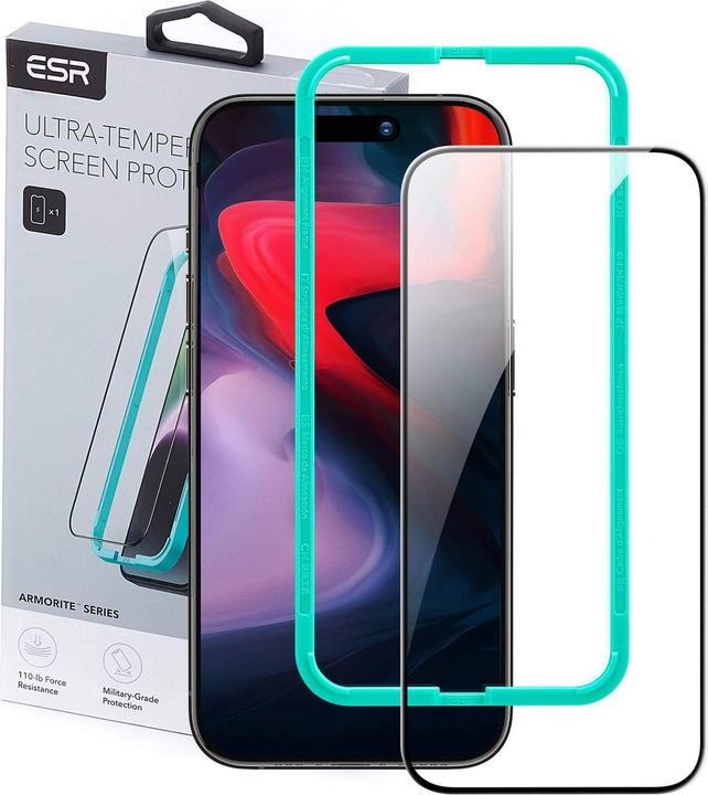 Produktbild ESR Armorite Displayschutz (1 Stück, Apple iPhone 15 Pro Max)