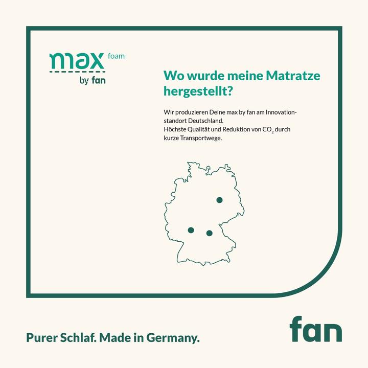 Produktbild Mara Vital Testsieger Matratze 2024 Stiftung Warentest - Komfortschaummatratze - f.a.n. max foam (90 x 200 cm)