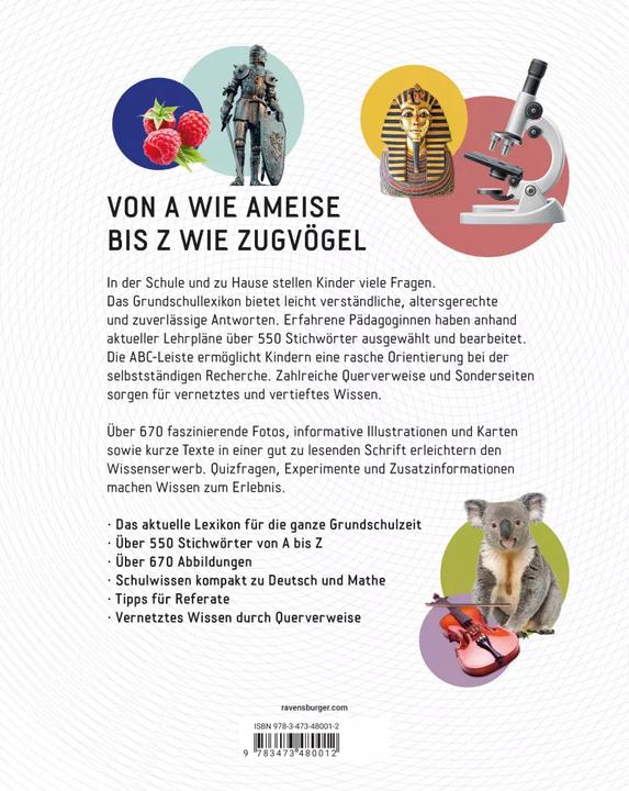 Produktbild Ravensburger Das Grundschullexikon von A bis Z (Deutsch, Peggy Gampfer, Claudia Köster-Ollig, Anke Schönfeld, 2023)