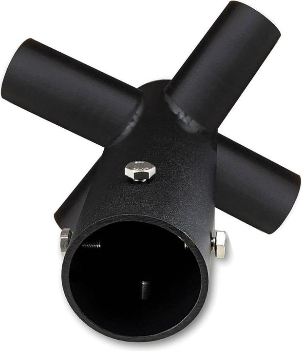 Actual product image Isoled Pole adapter 4-fold for Street Light HE75-115, 65-80mm inner diameter