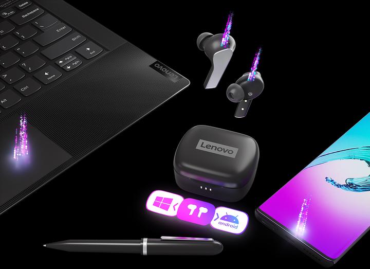 Image du produit Lenovo Écouteurs (ANC, 7 h, Sans fil)