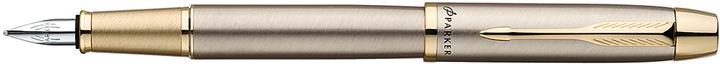 Produktbild Parker Pen IM Brushed Metal G.C. (Gold, Silber, 1 x)