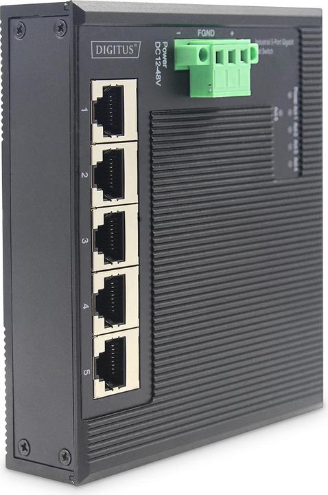 Actual product image Digitus Industrial Gigabit Flat Switch, 5-port (5 Ports)