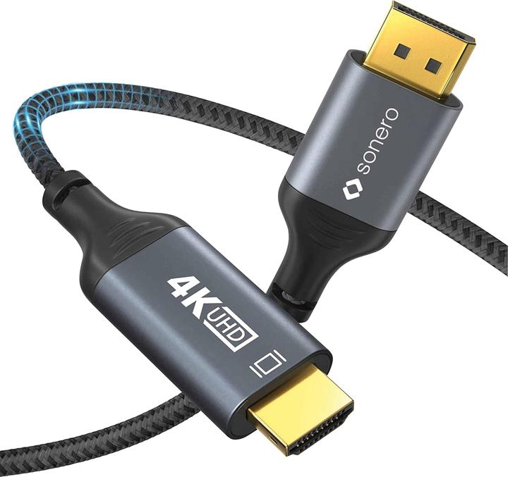 Produktbild Sonero HDMI – DisplayPort (3 m, DisplayPort, HDMI)