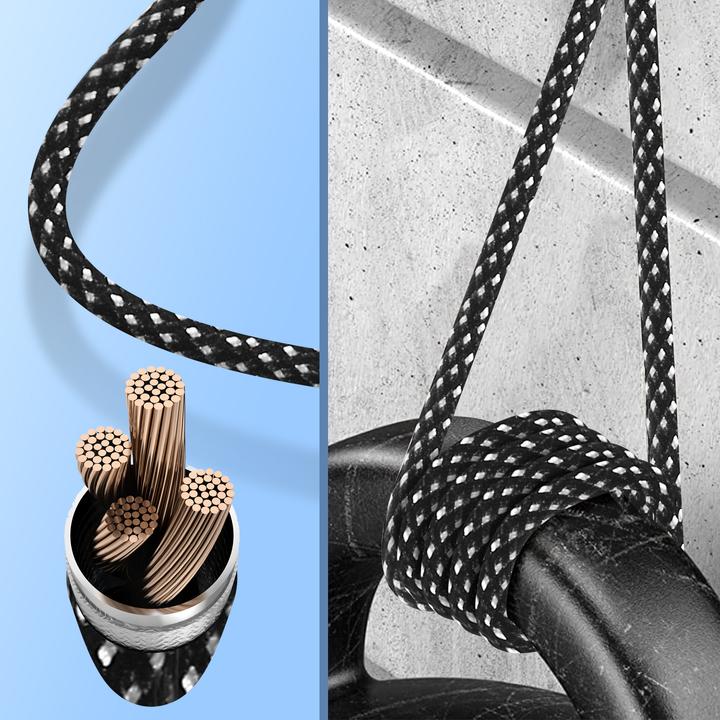 Actual product image LinQ AV9034 Audio cable (1.50 m, Lightning)