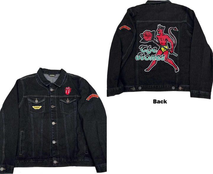 Produktbild The Rolling Stones Unisex Adult Sympathy Back Print Denim Jacket (S)