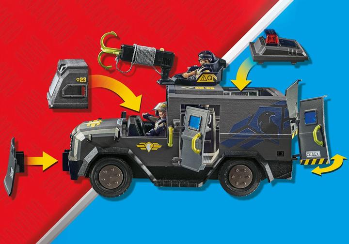 Produktbild Playmobil SWAT-Geländefahrzeug (71144, Playmobil City Action)