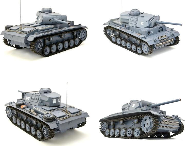Actual product image Es-toys Heng Long RC Tank Combat Vehicle III, 1:16 (RTR Ready-to-Run)