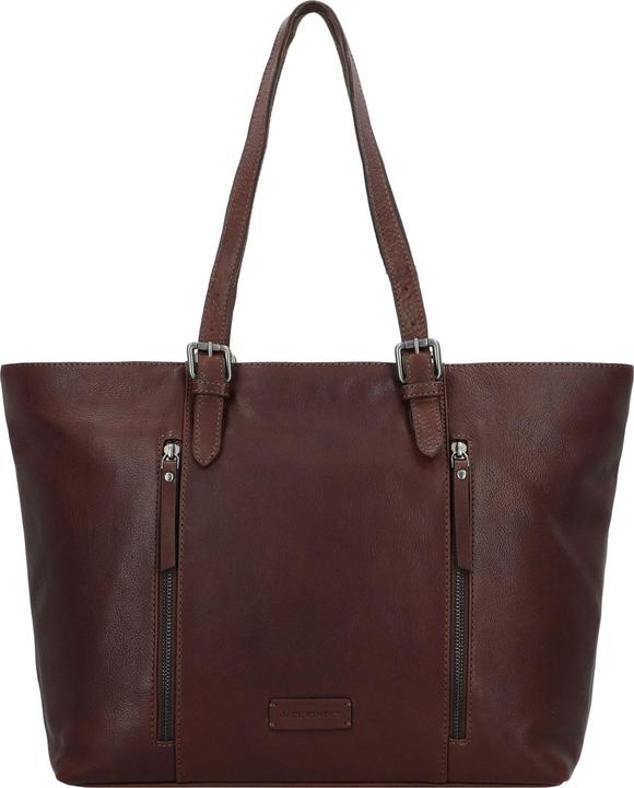 Jack kinsky Schultertasche Leder 34 cm