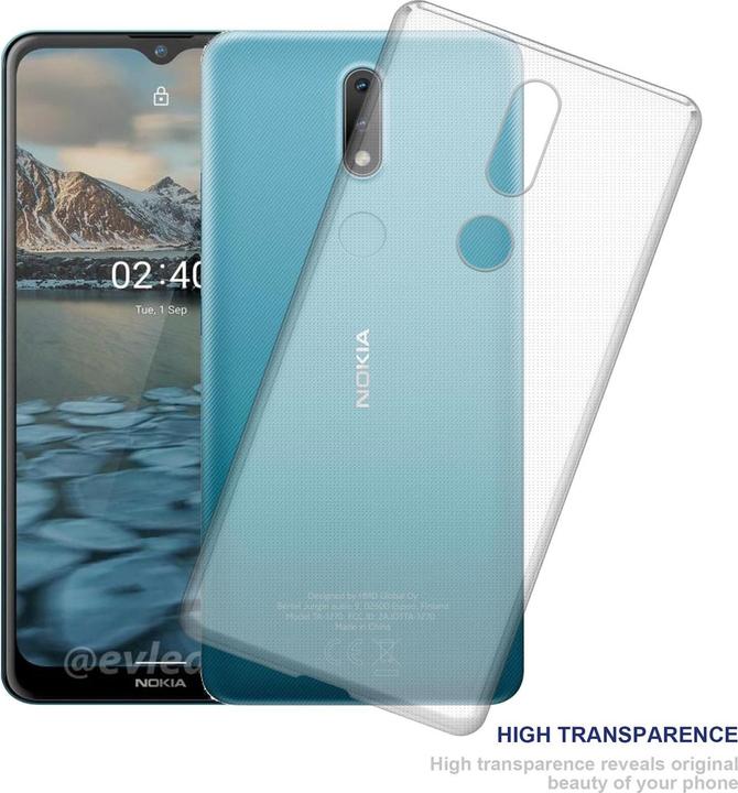 Actual product image Cadorabo TPU Ultra Slim AIR Cover (Nokia 2.4)