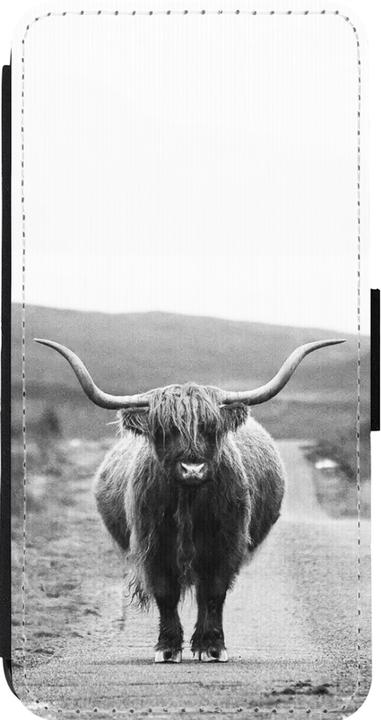 Image du produit PhoneLook Coque Wallet noir Highland cattle (Apple iPhone 14 Pro Max)