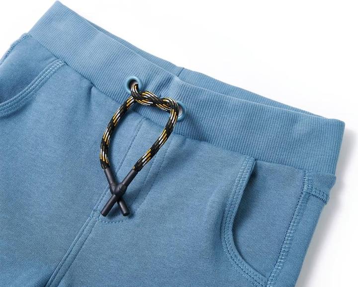 Actual product image VidaXL Children's tracksuit bottoms mid blue 140,Material: 80 (140)