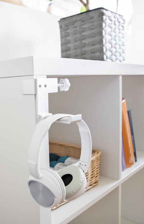 Actual product image Delock Headphone holder adjustable for table mounting Alumi