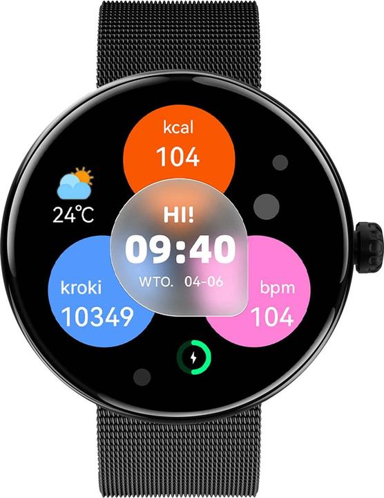 Actual product image Forever smartwatch Forevive 5 SB-365 black