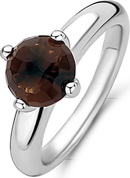Immagine prodotto Ti Sento Milano Anello con cristallo marrone scuro 12179TB (56, 925 Argento)