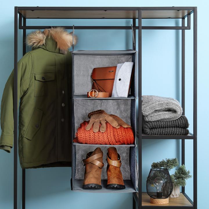 Produktbild Relaxdays 2x Kleiderschrank-Hängeregal (30 x 30 x 73 cm)