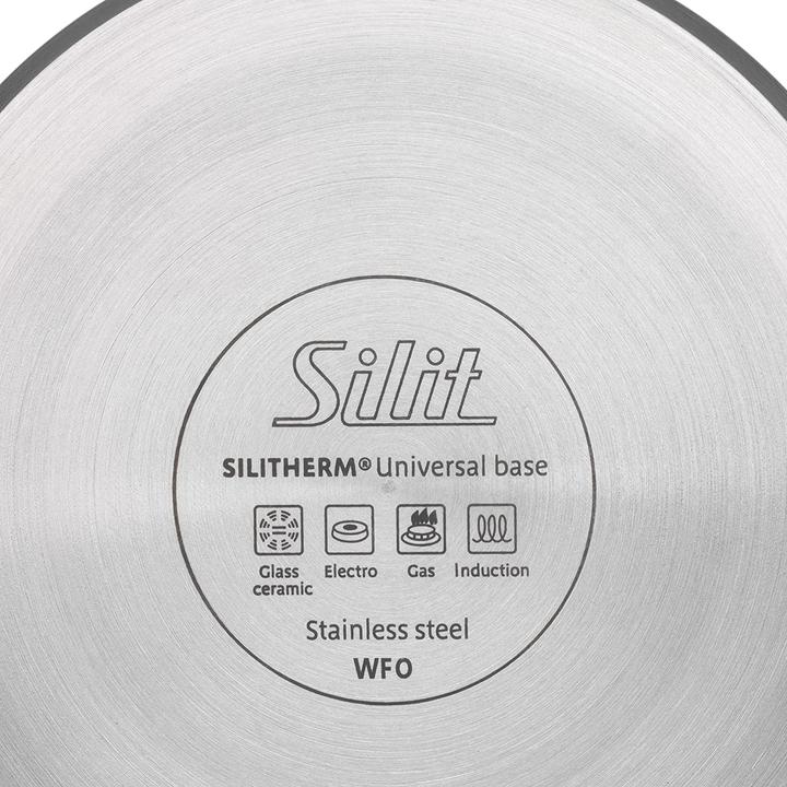 Produktbild Silit Kochtopf Milchtopf 14cm Topf klein 1,7l Deckel Achat Edelstahl 18/10 (14 cm, Milchtopf, Edelstahl)