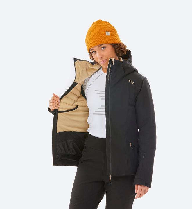 Produktbild Wedze Skijacke Damen warm 500 schwarz (XXS)