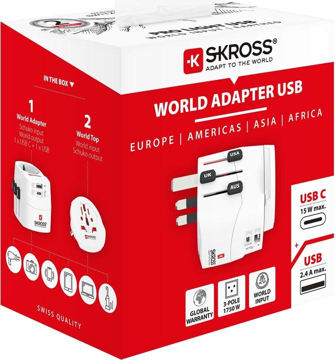 Image du produit Skross Pro Light USB (AC) - Monde