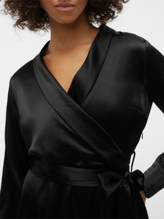 Image du produit Vero Moda Vmbeatrice Ls Shawl Neck Short Dress Vma Robe (XS)