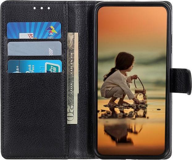 Actual product image MU Classic Litchi Leather Bookcover Series (Honor Play 9A)