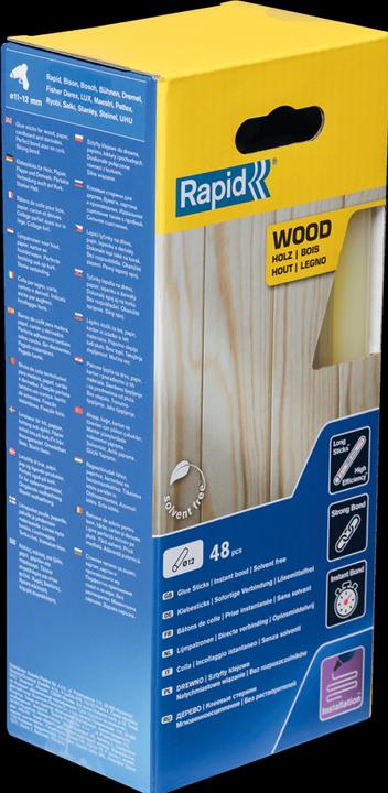 Produktbild Rapid Holz Klebesticks Ø12x190mm 48 Stück