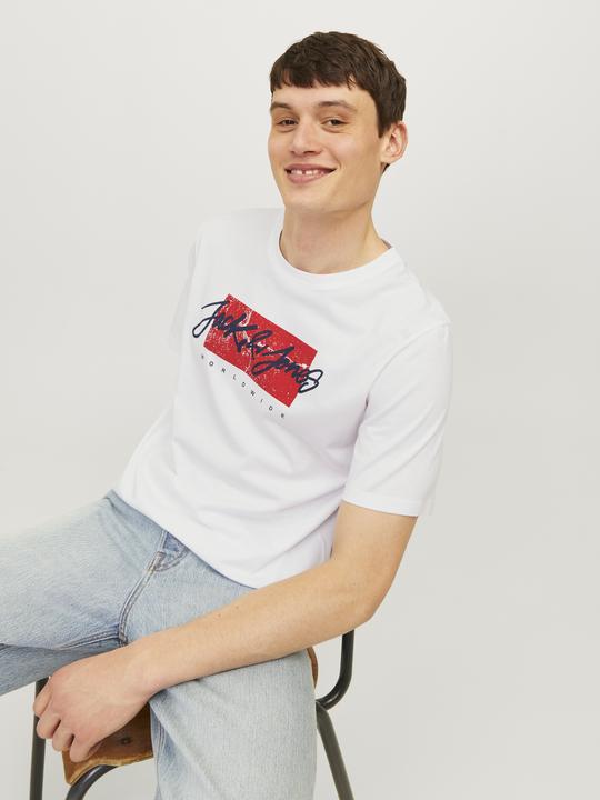 Actual product image Jack & Jones Logo round neck T-shirt T-shirt (XS)
