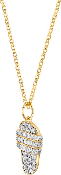 Actual product image Glanzstücke München Ladies chain sandal - 34190 (Sterling Silver)