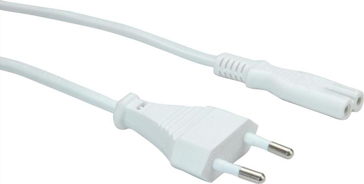 Value Netzkabel Euro-Flachstecker auf C7 (1 m)