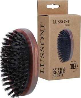 Actual product image Lussoni Men Natural Beard Brush Oval