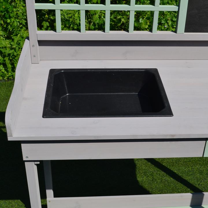 Actual product image Homcom Planting table with drawer and tray