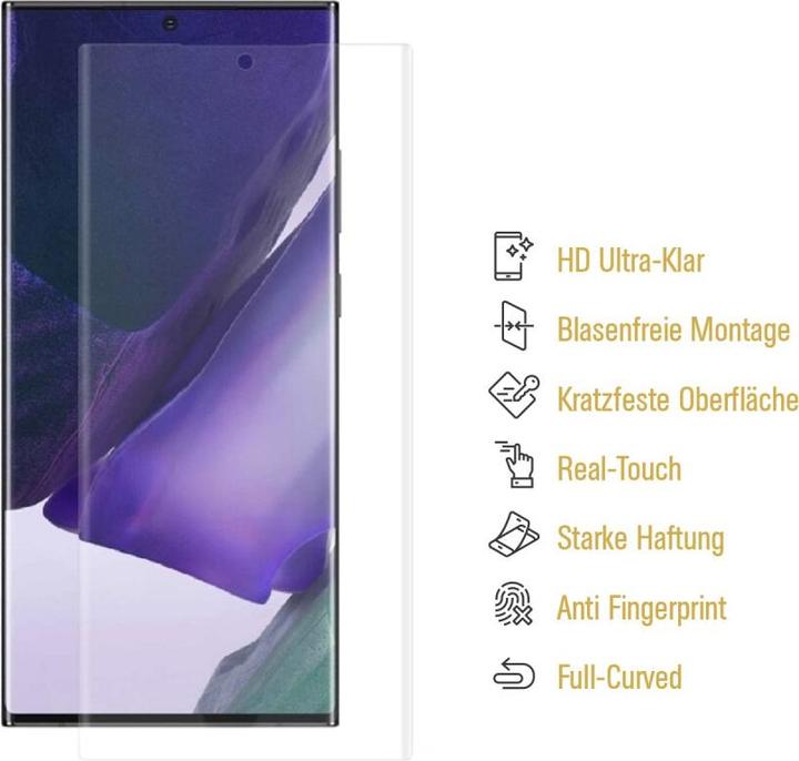 Produktbild Protectorking 6x 9H Panzerglas flexibel HD Klar (6 Stück, Samsung Galaxy Note 20 Ultra)