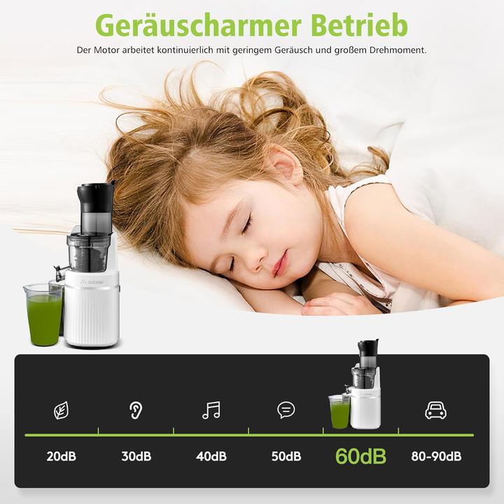 Actual product image Aobosi Slow Juicer SJ-022 mit Rückwärtsfunktion