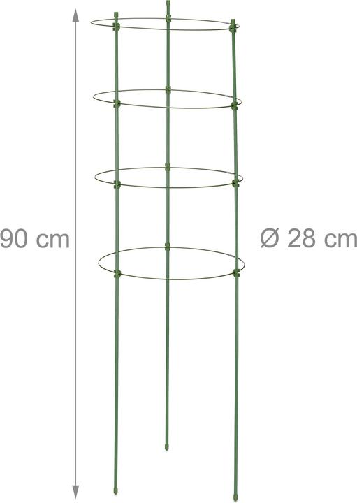 Image du produit Relaxdays 6x support pour plantes grimpantes (28 cm, 28 cm)