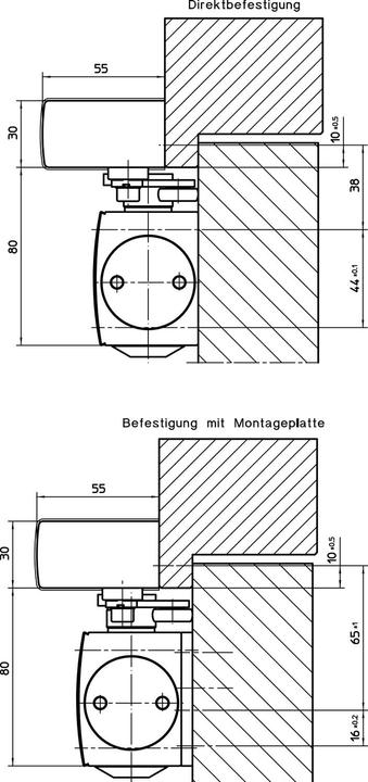 Produktbild Geze Türschliesser TS 5000L R-ISM-BG VP, EN 2-6, 2-flg. Gleitschiene, silber