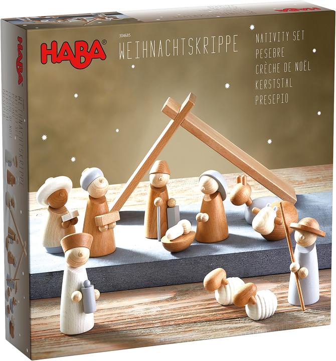 Actual product image Haba Christmas crib